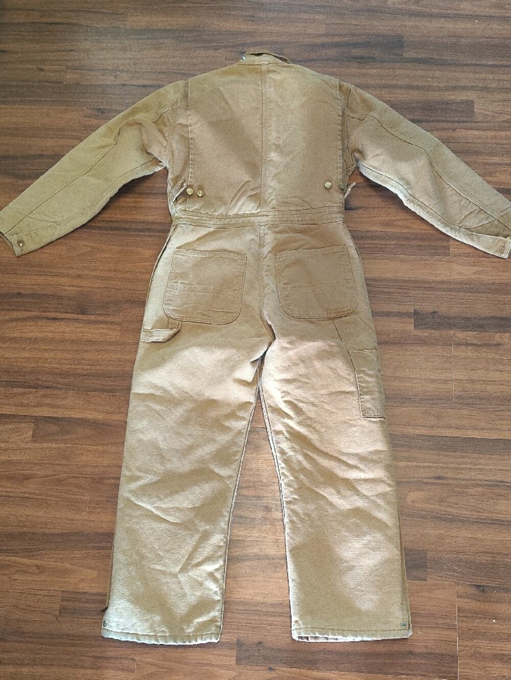 Vintage Carhartt Duck Insulated Coverall Jumpsuit Overalls Mens Or Women's - Picture 2 of 6